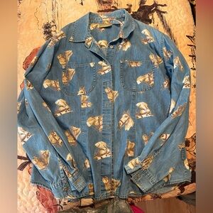 Horse Button Down